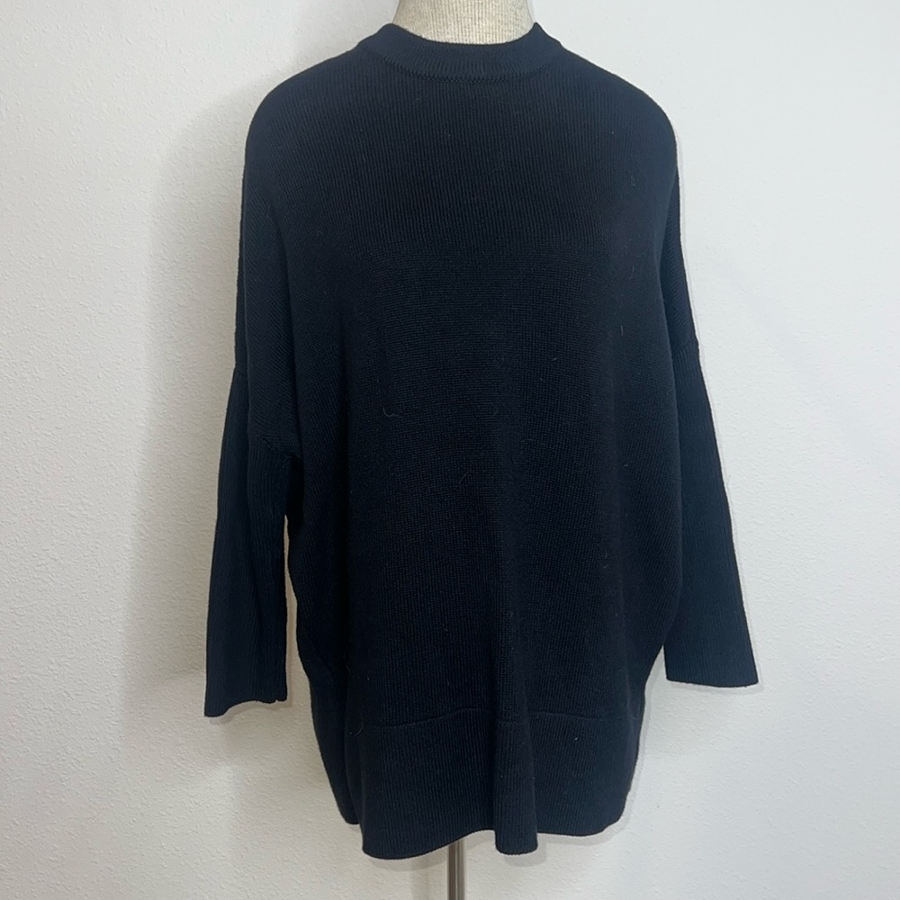 🔹 VETTA Oversized Organic Cotton Reversible Cardigan Sweater